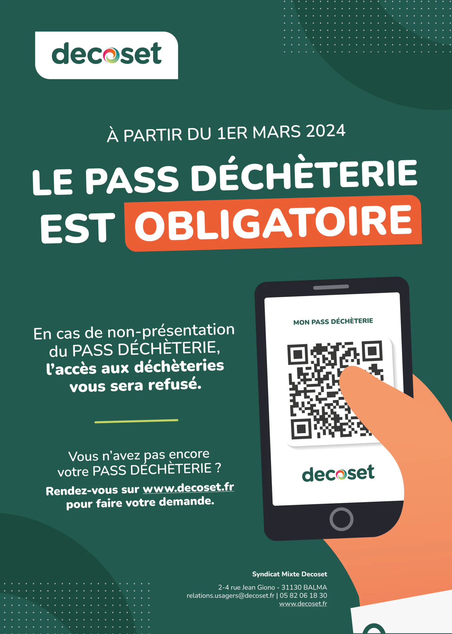 Pass déchèterie